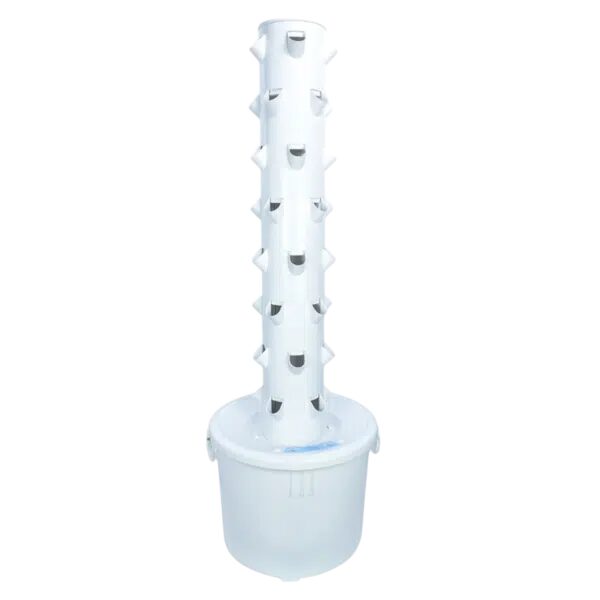 Dikey Kule 40 Gözlü Topraksız Tarım Hobi Seti – Avrupa Modeli | Hidroponik City - Görsel 2