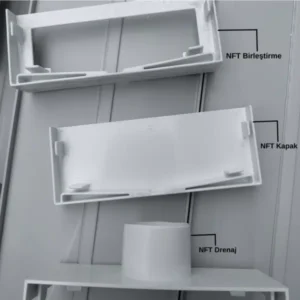 NFT Kanal Kapak Seti – 3’lü Drenaj, Sonlandırma ve Birleştirme Kapakları – 3 Drenaj, 3 Sonlandırma, 3 Birleştirme Kapağı 100mmx45mm