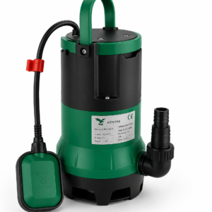 400W 0.5 HP Dalgıç Temiz Su Pompası Şamandıralı – 8.500 L/Saat Debi, 7 m Dalma Derinliği