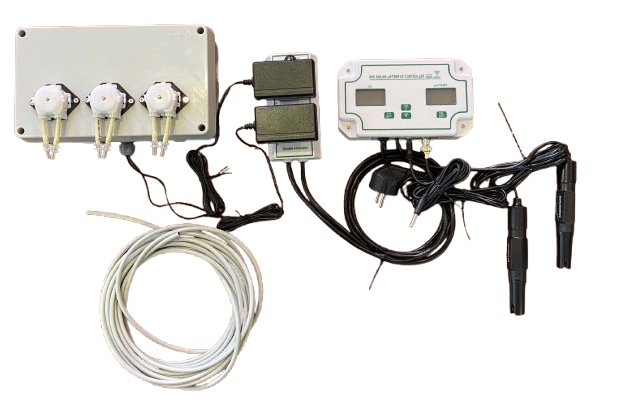 OTOMATİK pH-EC DOZLAMA OTOMASYONU WIFI PERİSTALTİK POMPA SETİ İLE TAKIM